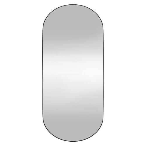 Vægspejl 35x80 cm ovalt glas
