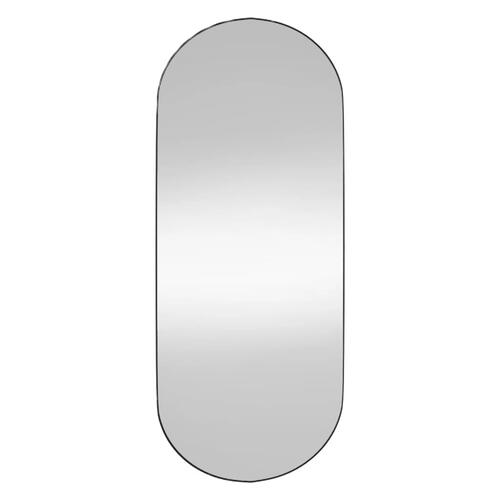 Vægspejl 35x80 cm ovalt glas