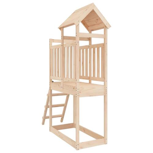 Udendørs legesæt 53x110x214 cm massivt fyrretræ