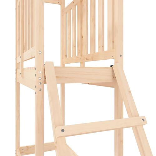 Udendørs legesæt 53x110x214 cm massivt fyrretræ