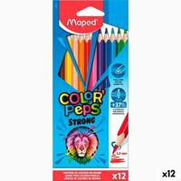 Farveblyanter Maped Color' Peps Strong Multifarvet 12 Dele (12 enheder)