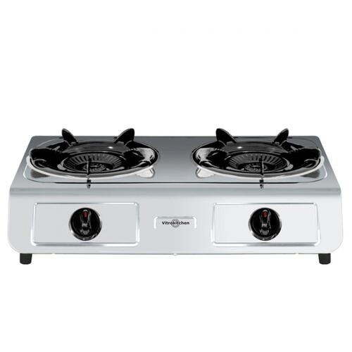 gaskomfur Vitrokitchen 265IN Stål