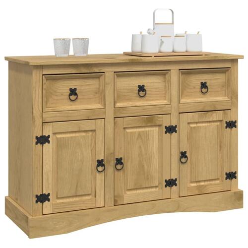 Skænk Corona 115x43x79,5 cm massivt mexicansk fyrretræ