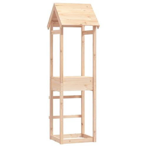 Legetårn 53x46,5x194 cm massivt fyrretræ