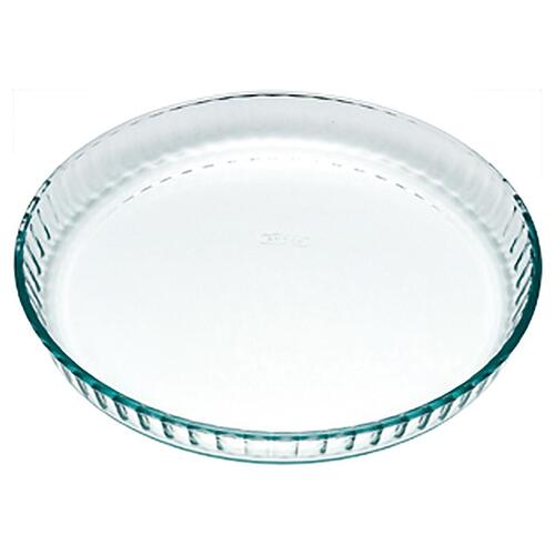 Pyrex Classic glas-tærteform, rund flad, 25 × 25 × 4 cm - 6 stk.