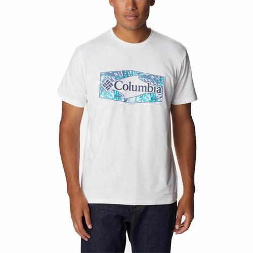 Kortærmet Sport T-shirt Columbia Sun Trek™ Hvid L