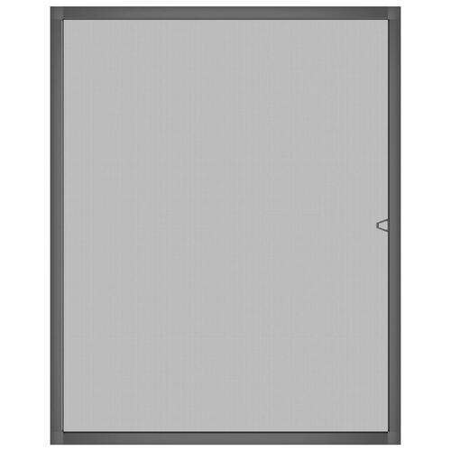 Insektnet til vinduer 100x120 cm antracitgrå