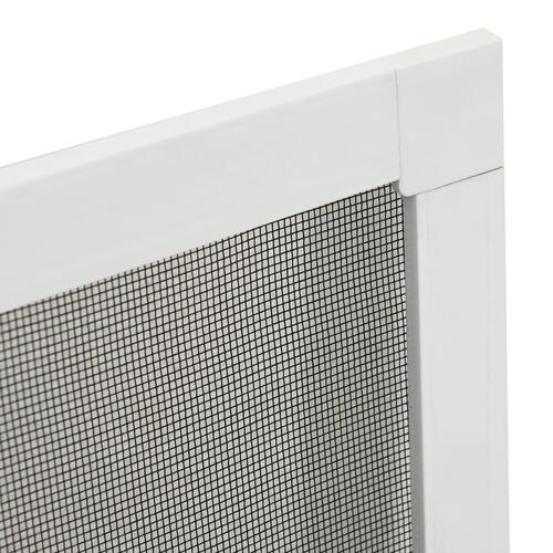 Insektnet til vinduer 90x120 cm hvid
