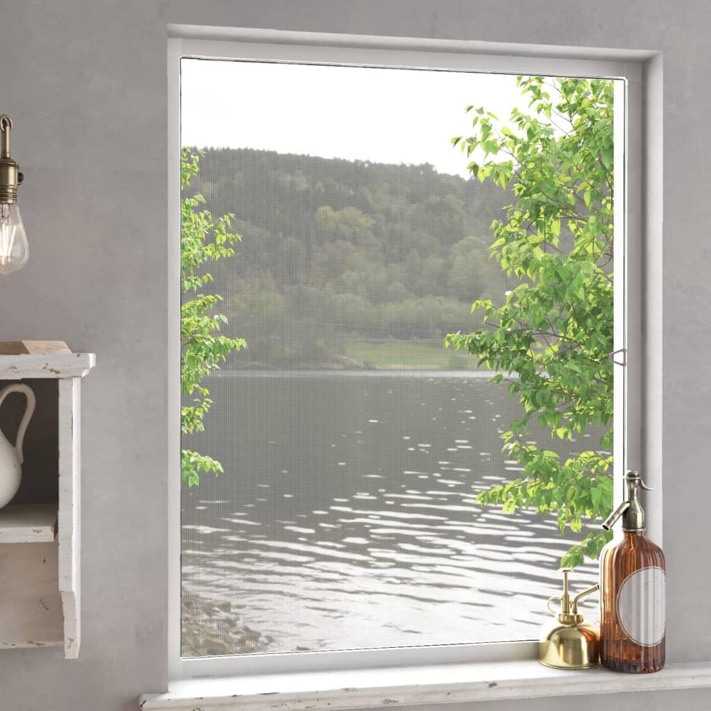 Insektnet til vinduer 80x100 cm hvid