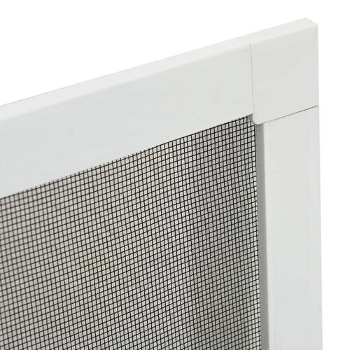Insektnet til vinduer 80x100 cm hvid