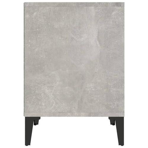 Sengebord 40x35x50 cm betongrå