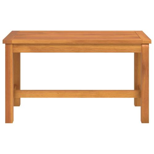 Havebænk 80x35x45 cm massivt akacietræ