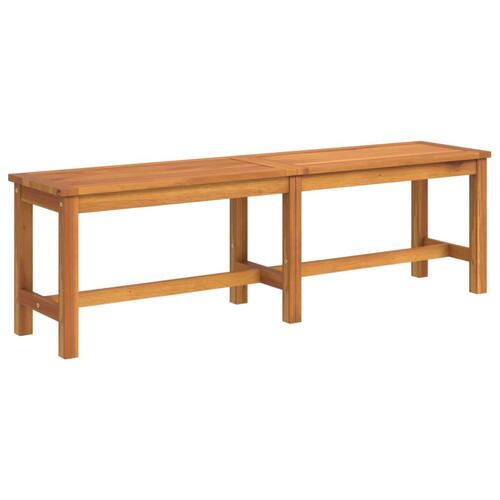 Havebænk 150x35x45 cm massivt akacietræ