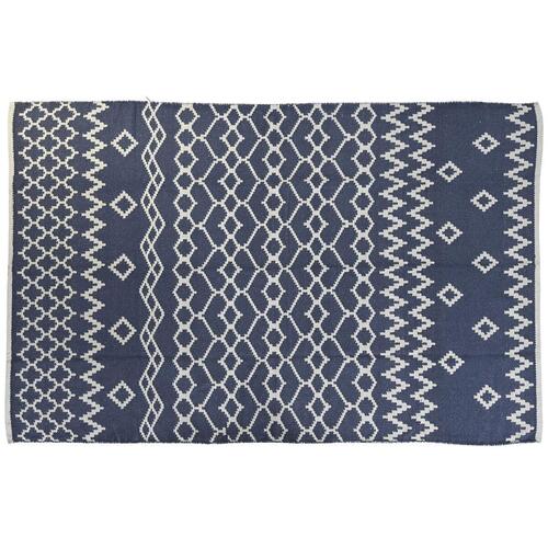 Tæppe Blå Polyester Araber 160 x 230 x 1 cm