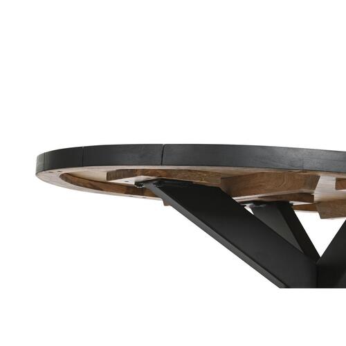 Sofabord Natur Metal Mangotræ 130 x 70 x 45 cm