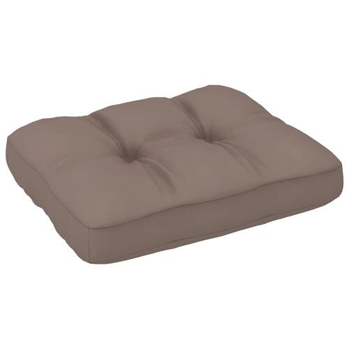 Hynde til pallesofa 50x40x10 cm gråbrun