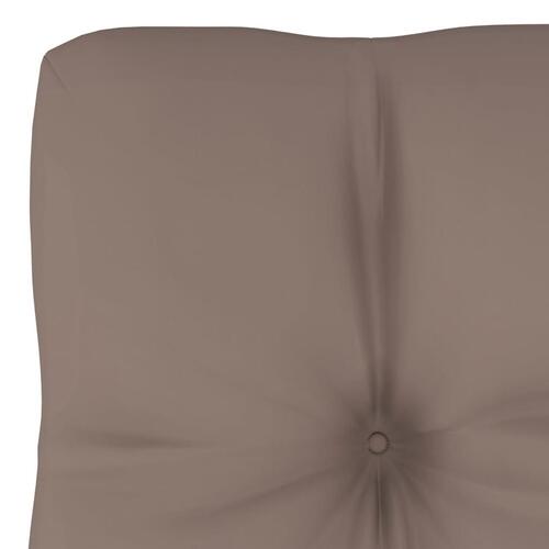 Hynde til pallesofa 50x40x10 cm gråbrun