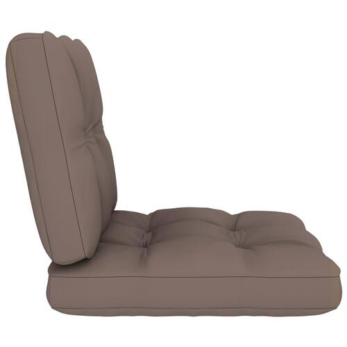 Hynder til pallesofa 2 stk. gråbrun
