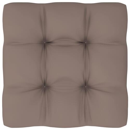 Hynder til pallesofa 2 stk. gråbrun