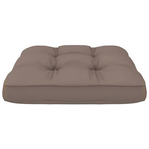 Hynder til pallesofa 2 stk. gråbrun