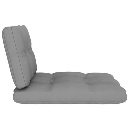 Hynder til pallesofa 2 stk. grå