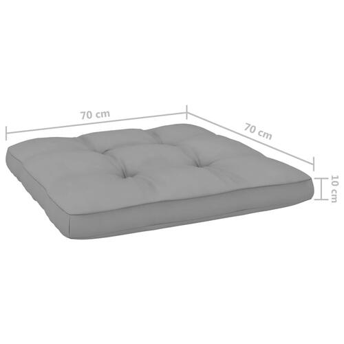 Hynder til pallesofa 2 stk. grå