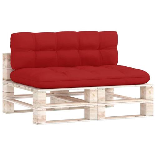 Hynder til pallesofa 2 stk. rød