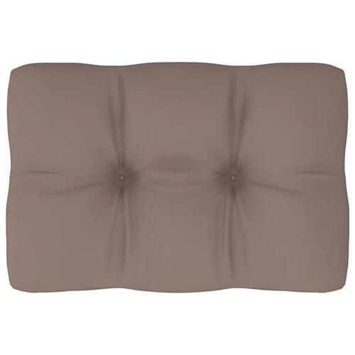 Hynde til pallesofa 60x40x12 cm gråbrun
