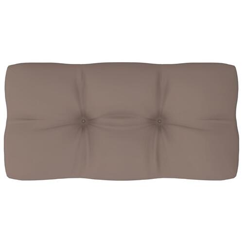 Hynde til pallesofa 80x40x12 cm gråbrun