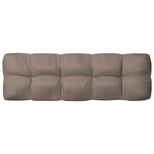 Hynde til havesofa 120x40x10 cm stof gråbrun
