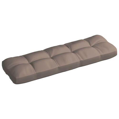 Hynde til havesofa 120x40x10 cm stof gråbrun
