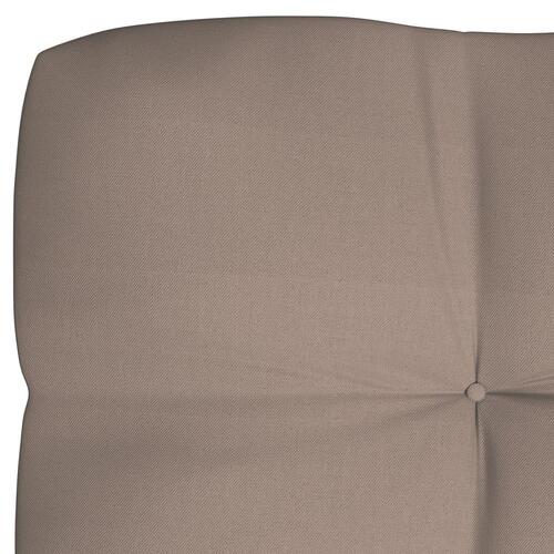 Hynde til havesofa 120x40x10 cm stof gråbrun