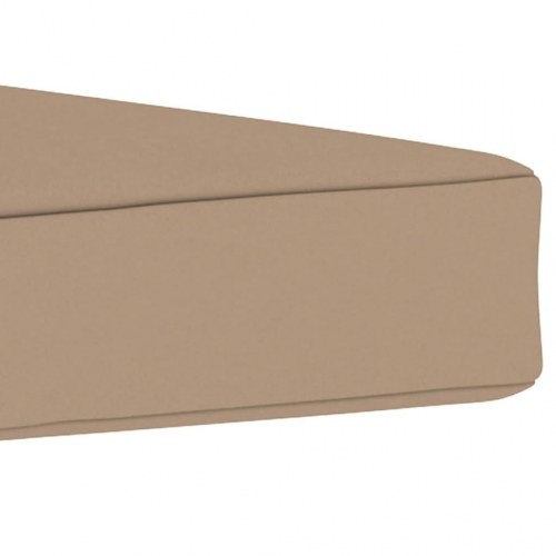 Hynde til pallesofa 60x61,5x6 cm stof gråbrun