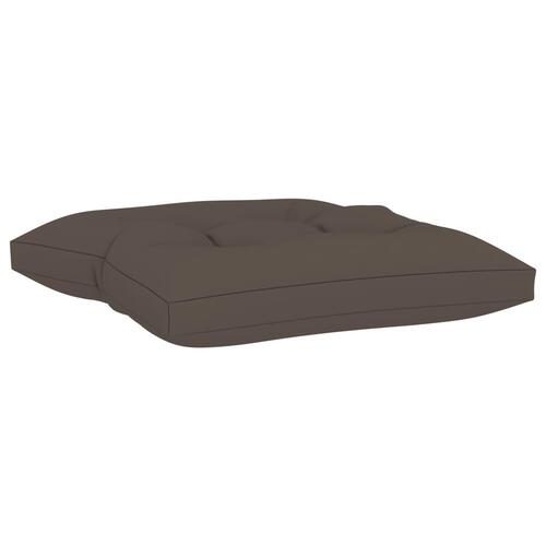 Hynde til pallesofa 60x61x10 cm gråbrun