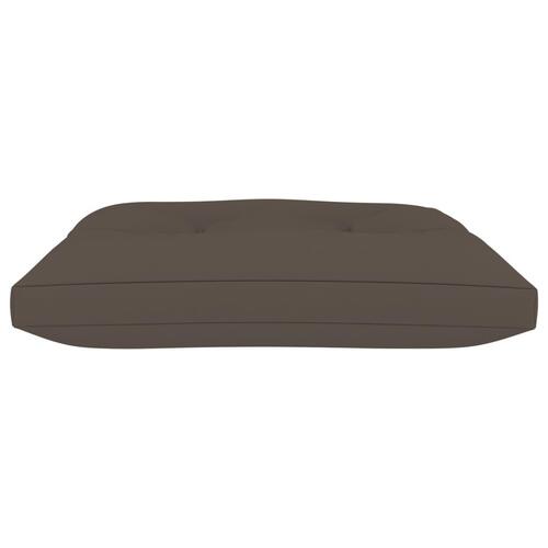 Hynde til pallesofa 60x61x10 cm gråbrun