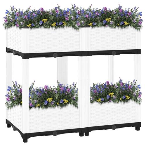 Højbed 80x40x71 cm polypropylen