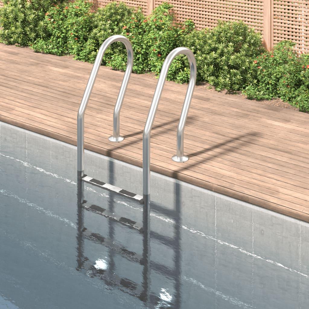 Poolstige 54x38x184,5 cm 304 rustfrit stål