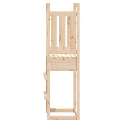 Legetårn 53x46,5x169 cm massivt fyrretræ