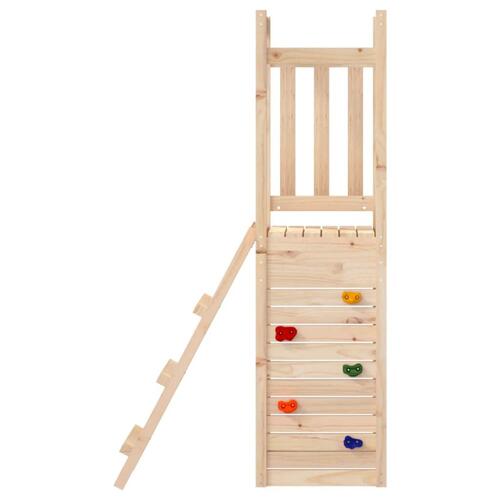 Legetårn 53x46,5x169 cm massivt fyrretræ