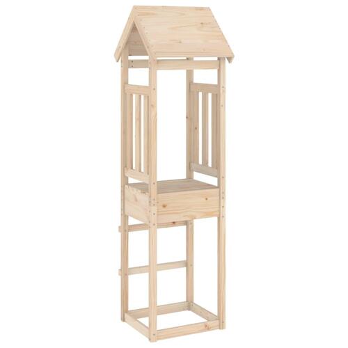 Legetårn 52,5x46,5x206,5 cm massivt fyrretræ