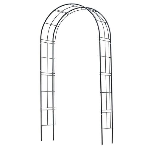 havebue 229x38x113 cm metal sort