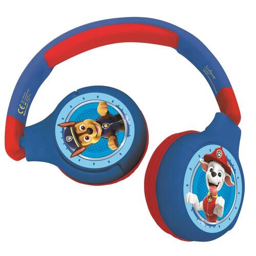 Lexibook Paw Patrol børnehovedtelefoner - trådløse, foldbare (blå/rød)