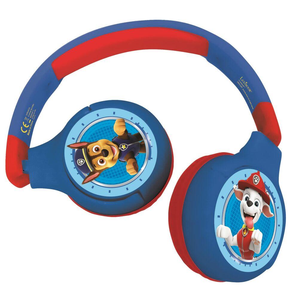 Lexibook Paw Patrol børnehovedtelefoner - trådløse, foldbare (blå/rød)