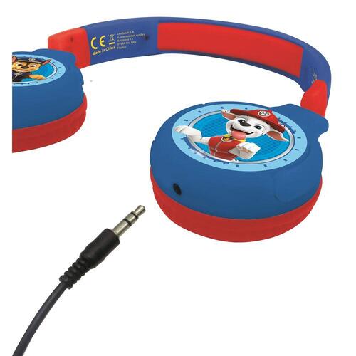 Lexibook Paw Patrol børnehovedtelefoner - trådløse, foldbare (blå/rød)