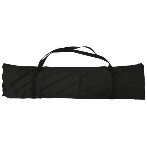 Bærbart baseballnet 215x107x216 cm polyester sort og rød