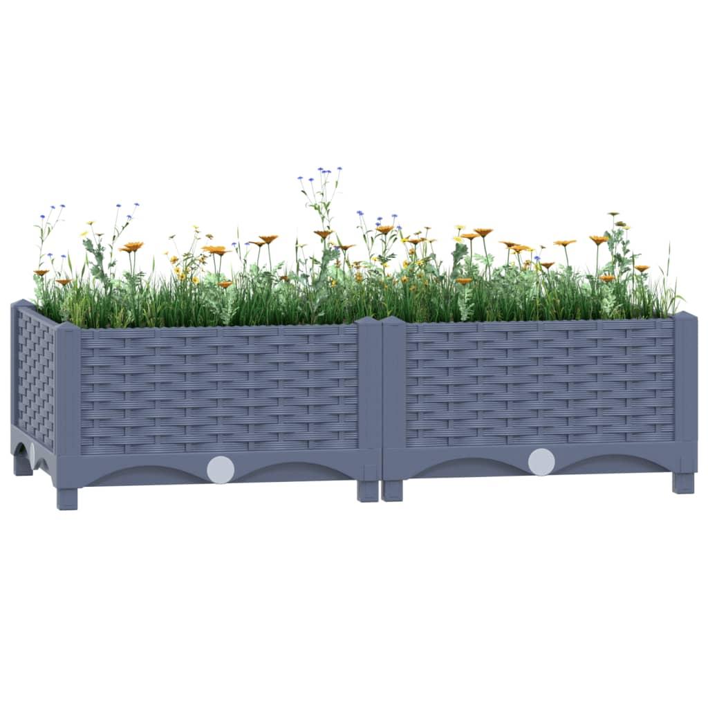 Højbed 80x40x23 cm polypropylen