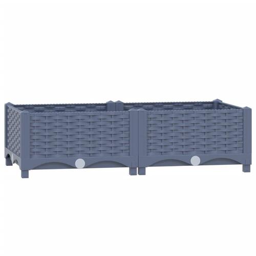 Højbed 80x40x23 cm polypropylen