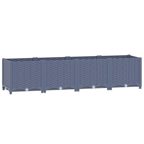 Højbed 160x40x38 cm polypropylen