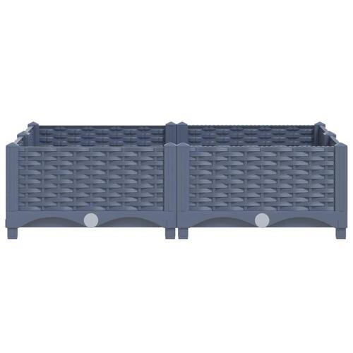 Højbed 80x80x23 cm polypropylen