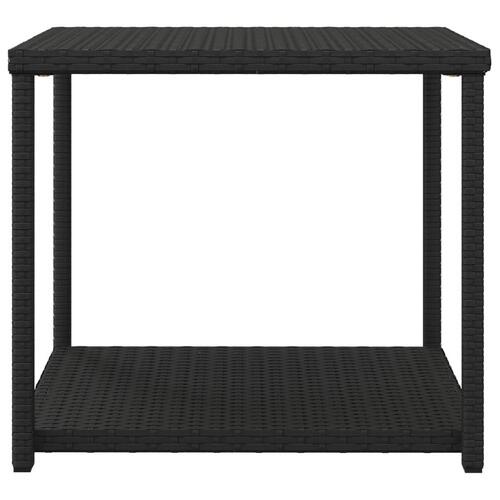 Sidebord 55x45x49 cm polyrattan sort